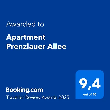 Prenzlauer Allee Apartmán Berlín